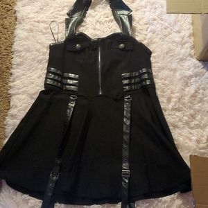 Killstar Plussize Halter Party Dress